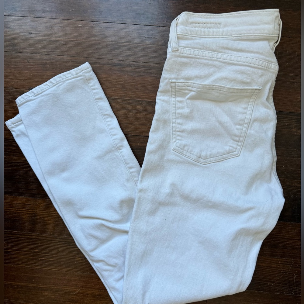 Citizens of Humanity white Harlow ankle jeans